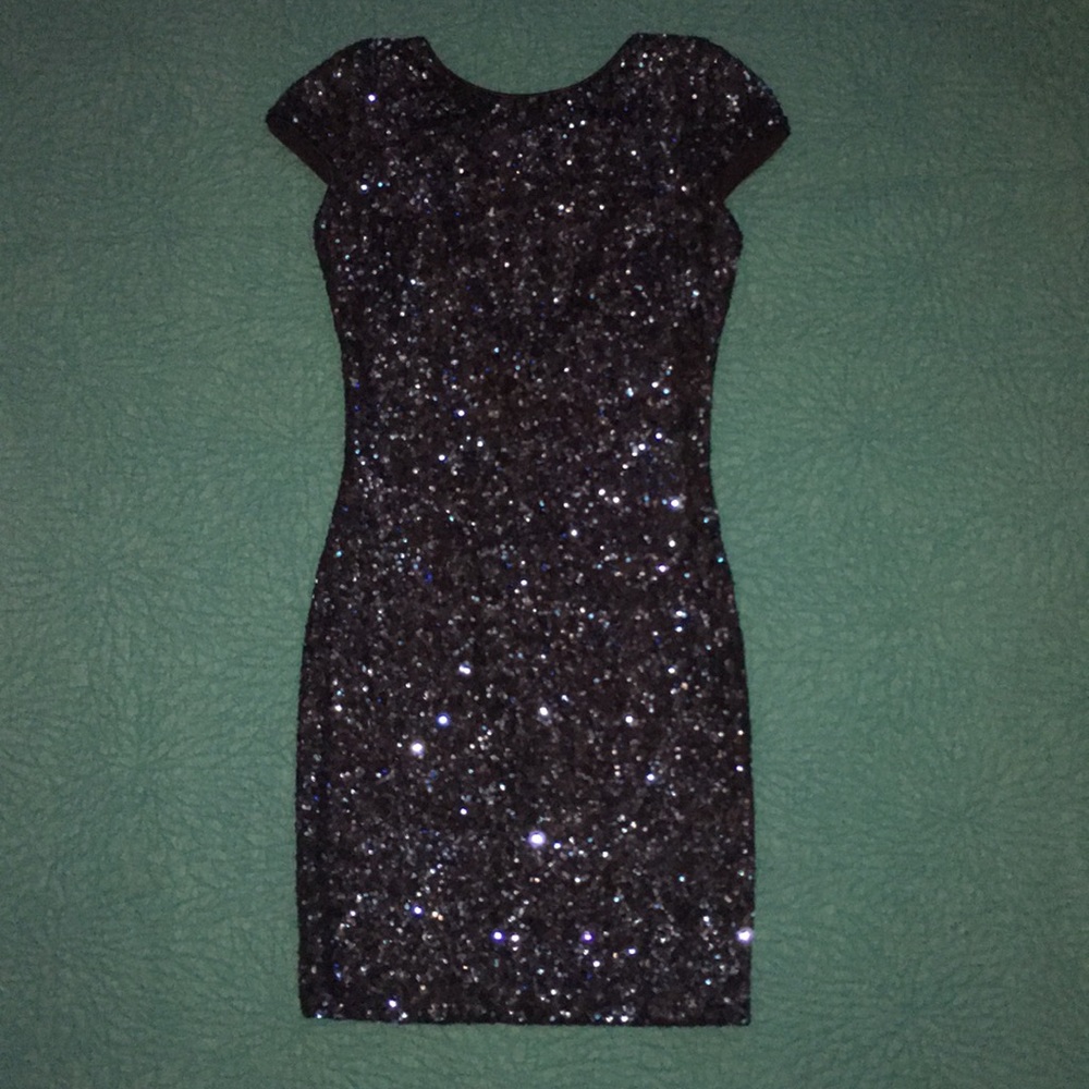 Dress the Population Navy Dress S